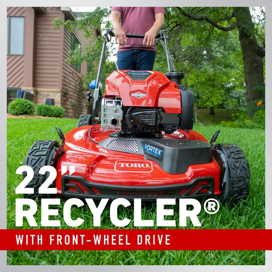 Toro 22 (56cm) Recycler® Self-Propel Gas Lawn Mower (21442